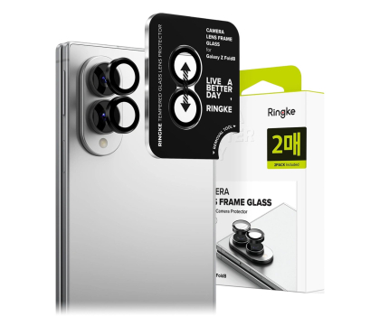 Szkło i folia ochronna Ringke Camera Frame 2-Pack do Galaxy Z Fold 8 Black
